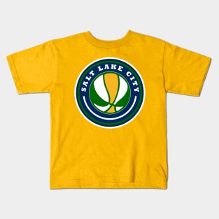 SALT LAKE CITY BASKETBALL Kids T-Shirt